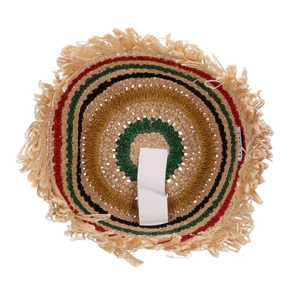 Loewe Anagram Raffia Striped Clochette — view 6