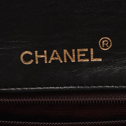 Chanel Shoulder Bag Quilted Full Flap Black Lambskin Chain — view 4