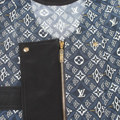 Louis Vuitton Dress Monogram Sleeveless Silk — view 7