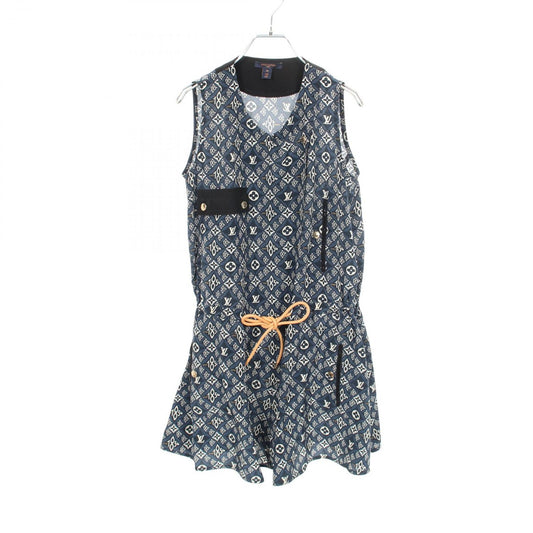 Louis Vuitton Dress Monogram Sleeveless Silk