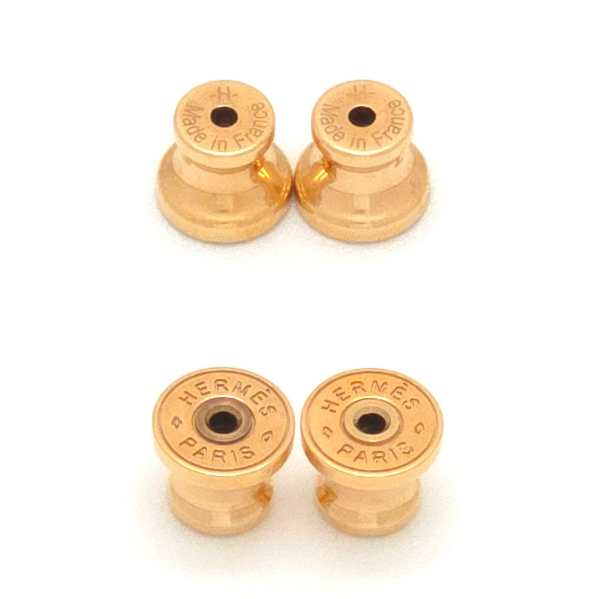 Hermes Cheval Earrings Gold Pre Raqqa Metal 3.35 Booklet — view 7