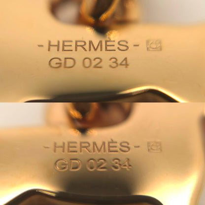 Hermes Cheval Earrings Gold Pre Raqqa Metal 3.35 Booklet — view 6