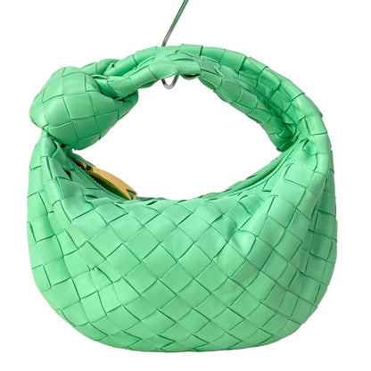 Bottega Veneta Handbag Mini the Jodie Light Green Lambskin