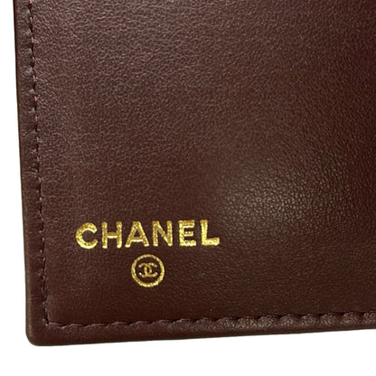 Chanel Trifold Wallet Classic Flap Quilted Black Gold — view 5