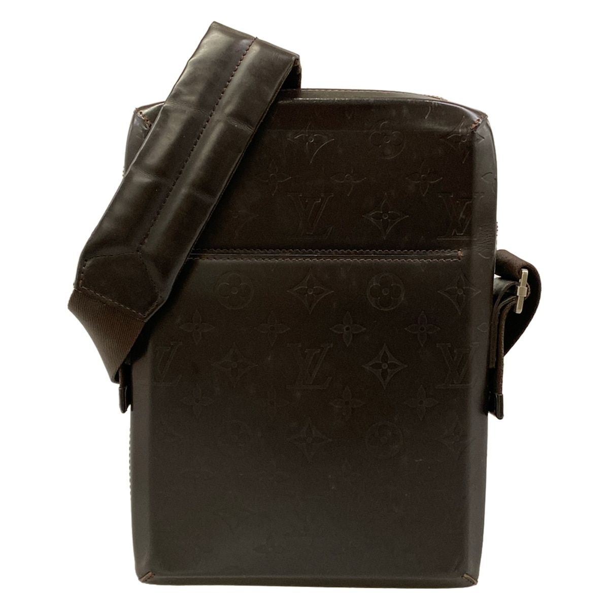 Louis Vuitton Shoulder Bag Monogram Matte Cafe Cotton
