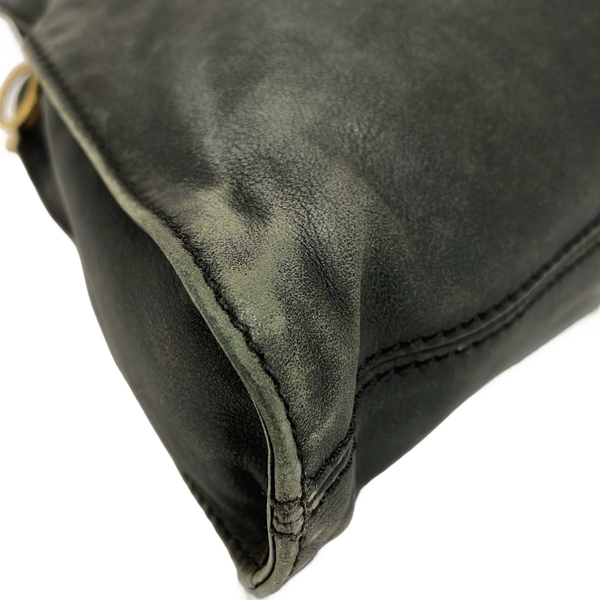 Fendi Shoulder Bag Diavolo Trapezio Black Leather — view 6