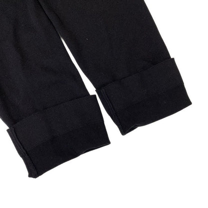 Hermes Cardigan 42 L Black Light Gray Long Sleeve Long Length Cashmere Silk — view 7