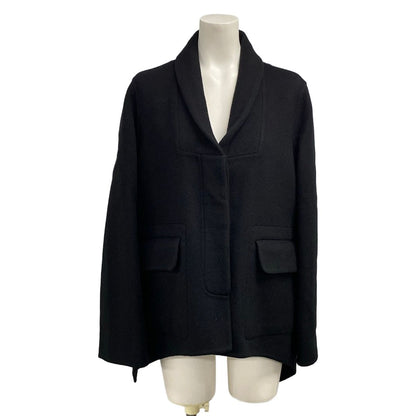 Hermes Jacket 36 S Black Autumn Winter Cashmere