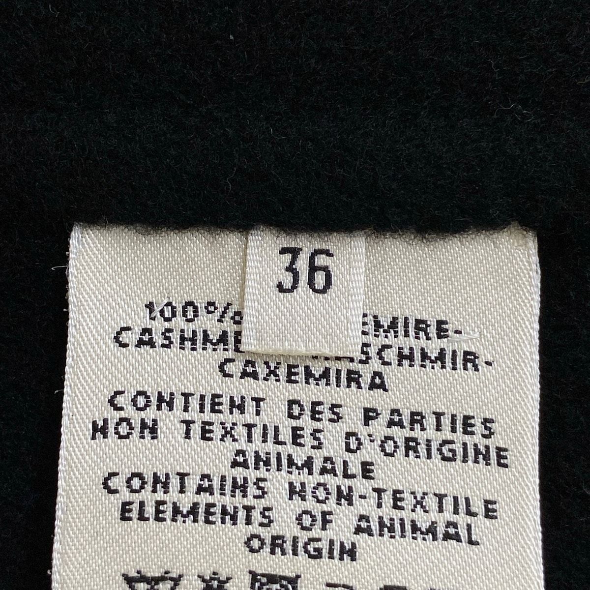 Hermes Jacket 36 S Black Autumn Winter Cashmere — view 5