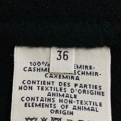 Hermes Jacket 36 S Black Autumn Winter Cashmere — view 5