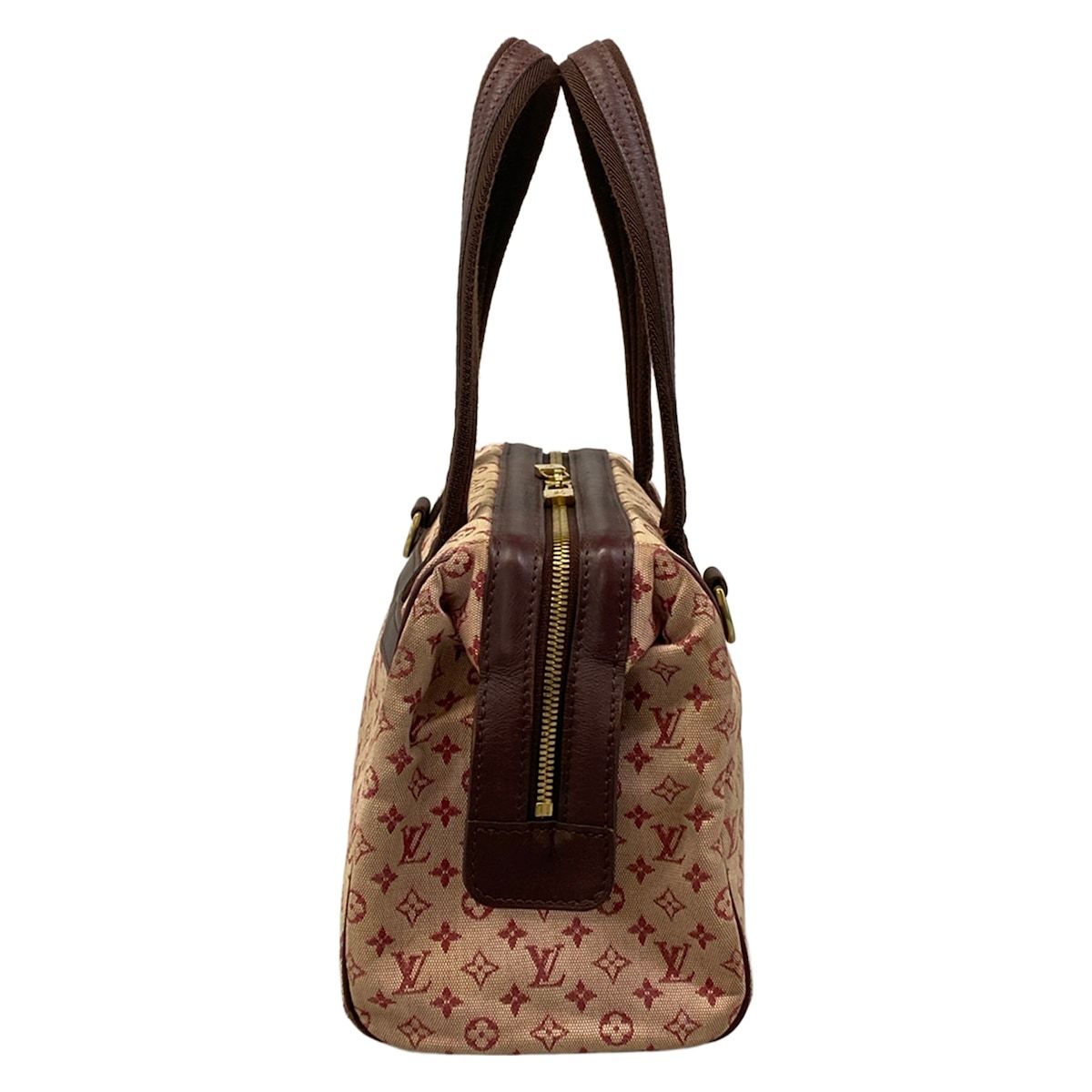 Louis Vuitton Handbag Monogram Mini Josephine PM Cerise Cotton Leather — view 4