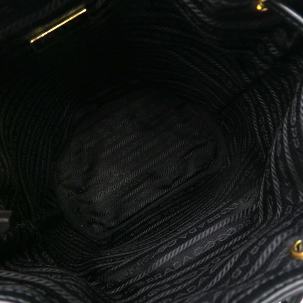 Prada Logo Jacquard 2-Way Bucket Shoulder — view 3