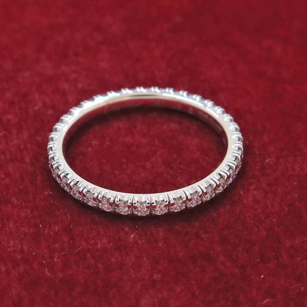 Cartier Etain Cell de Eternity Ring — view 2