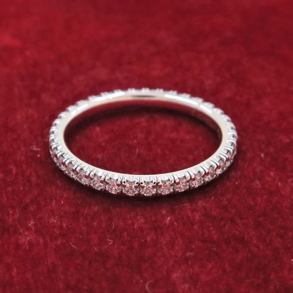 Cartier Etain Cell de Eternity Ring — view 3