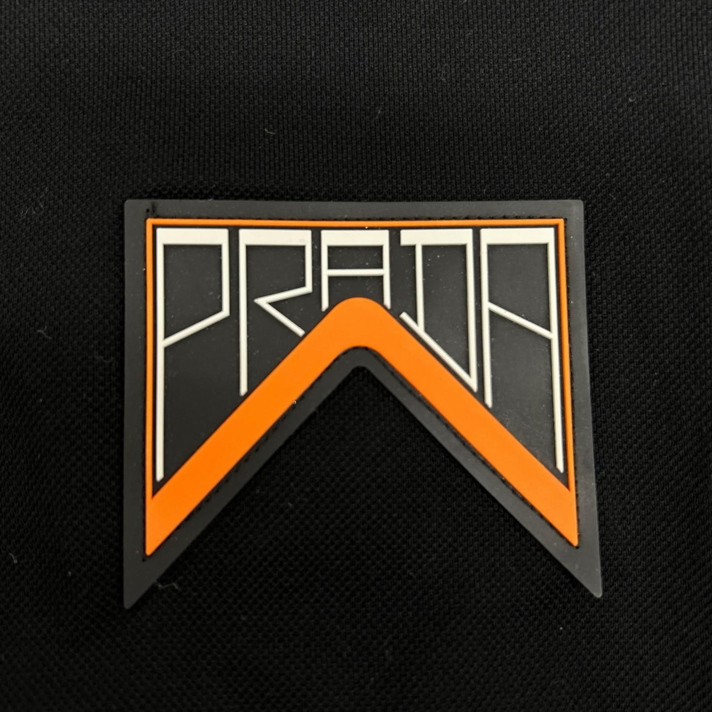 Prada Black Pique Ruba Logo T-Shirt — view 8