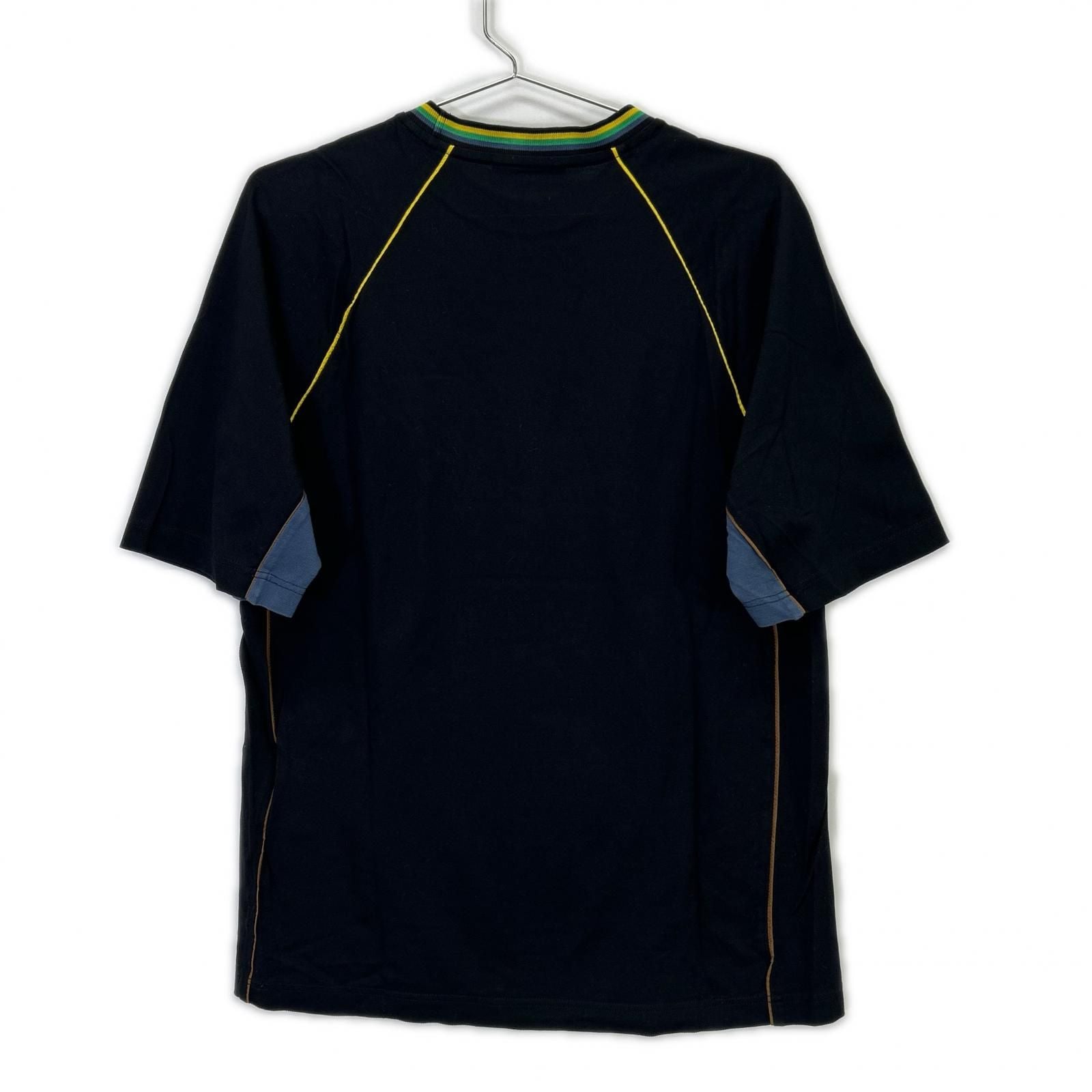 Prada Black Pique Ruba Logo T-Shirt — view 2