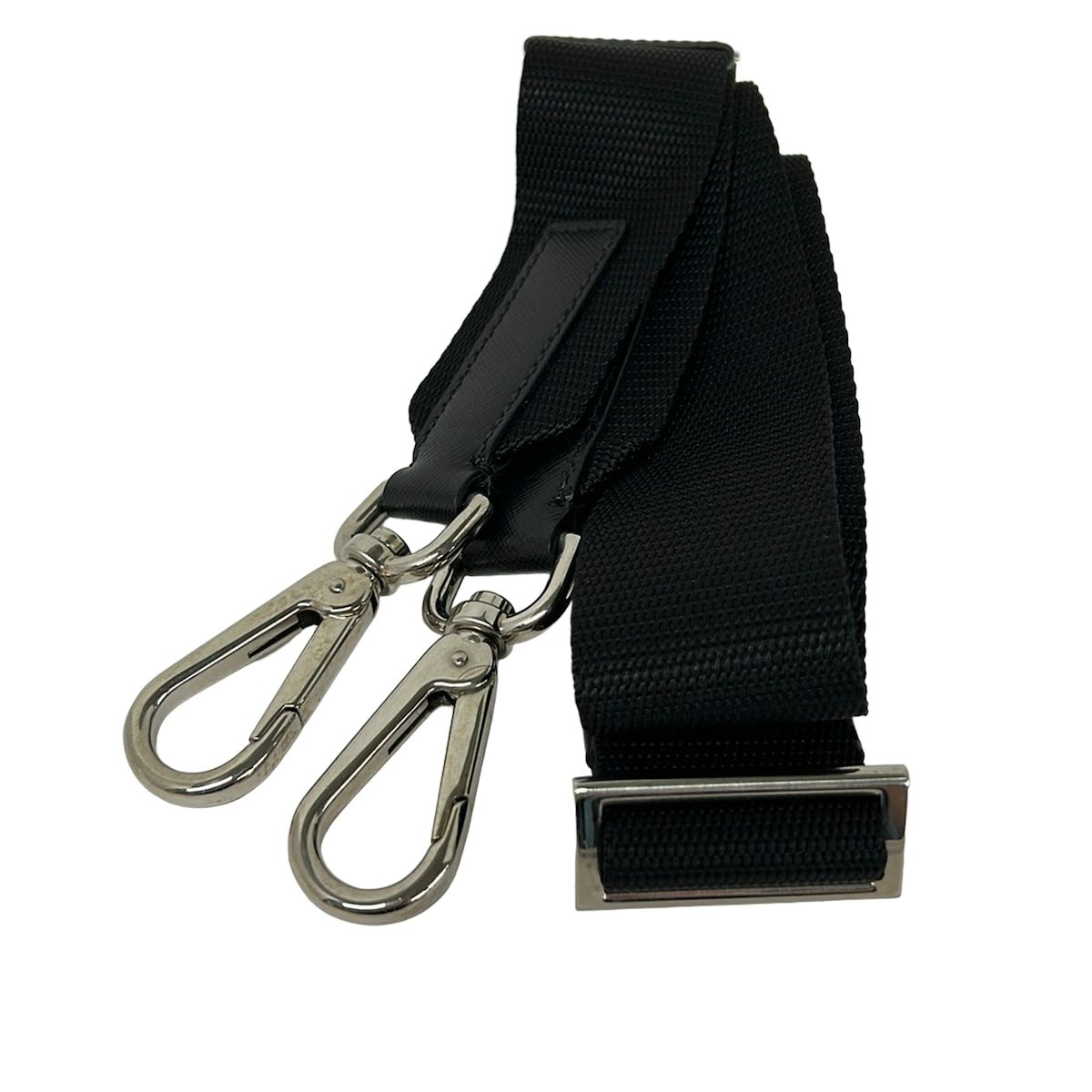 Prada Boston Bag Black No Lock Leather — view 8