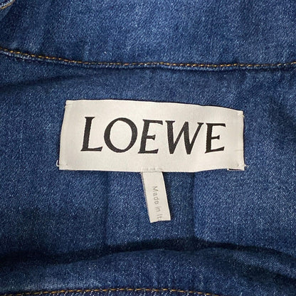 Loewe Jacket 42 L Blue Long Sleeve Denim Winter Cotton — view 3