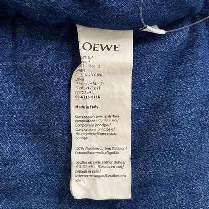 Loewe Jacket 42 L Blue Long Sleeve Denim Winter Cotton — view 4