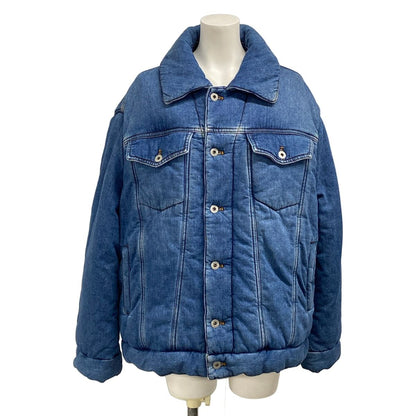 Loewe Jacket 42 L Blue Long Sleeve Denim Winter Cotton