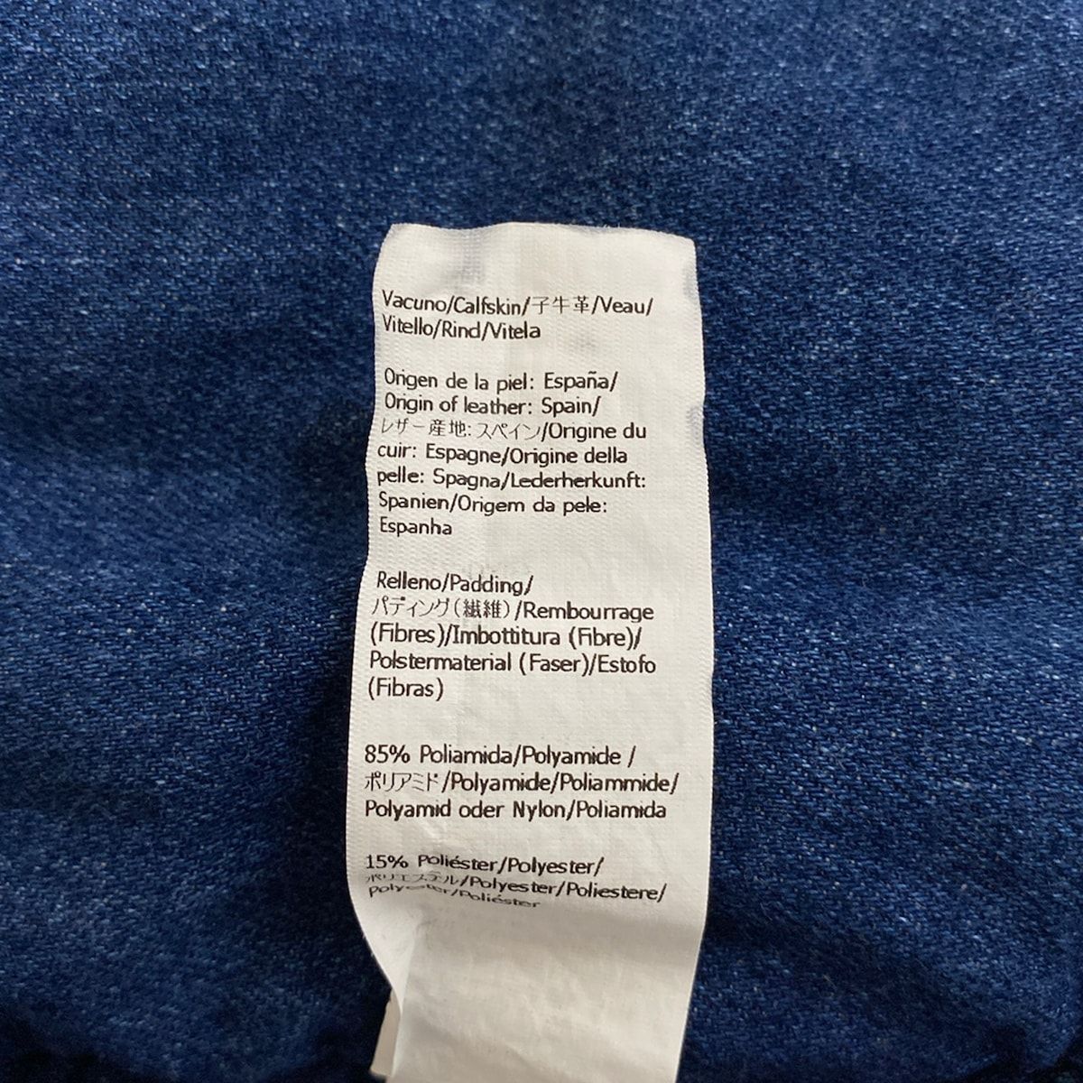 Loewe Jacket 42 L Blue Long Sleeve Denim Winter Cotton — view 5