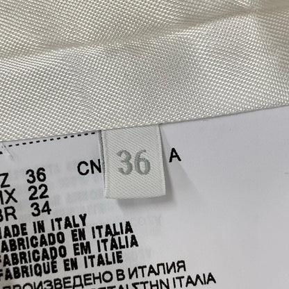 Prada Jacket 36 S White Long Sleeve Spring Wool Silk — view 5