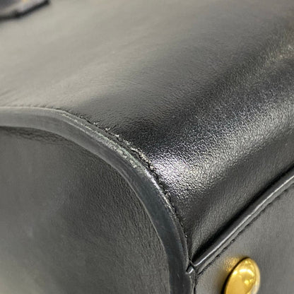 Saint Laurent Paris Handbag Baby Monogram Cabas Black Leather — view 6