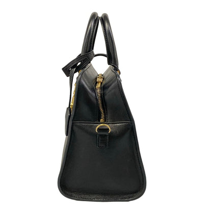 Saint Laurent Paris Handbag Baby Monogram Cabas Black Leather — view 4