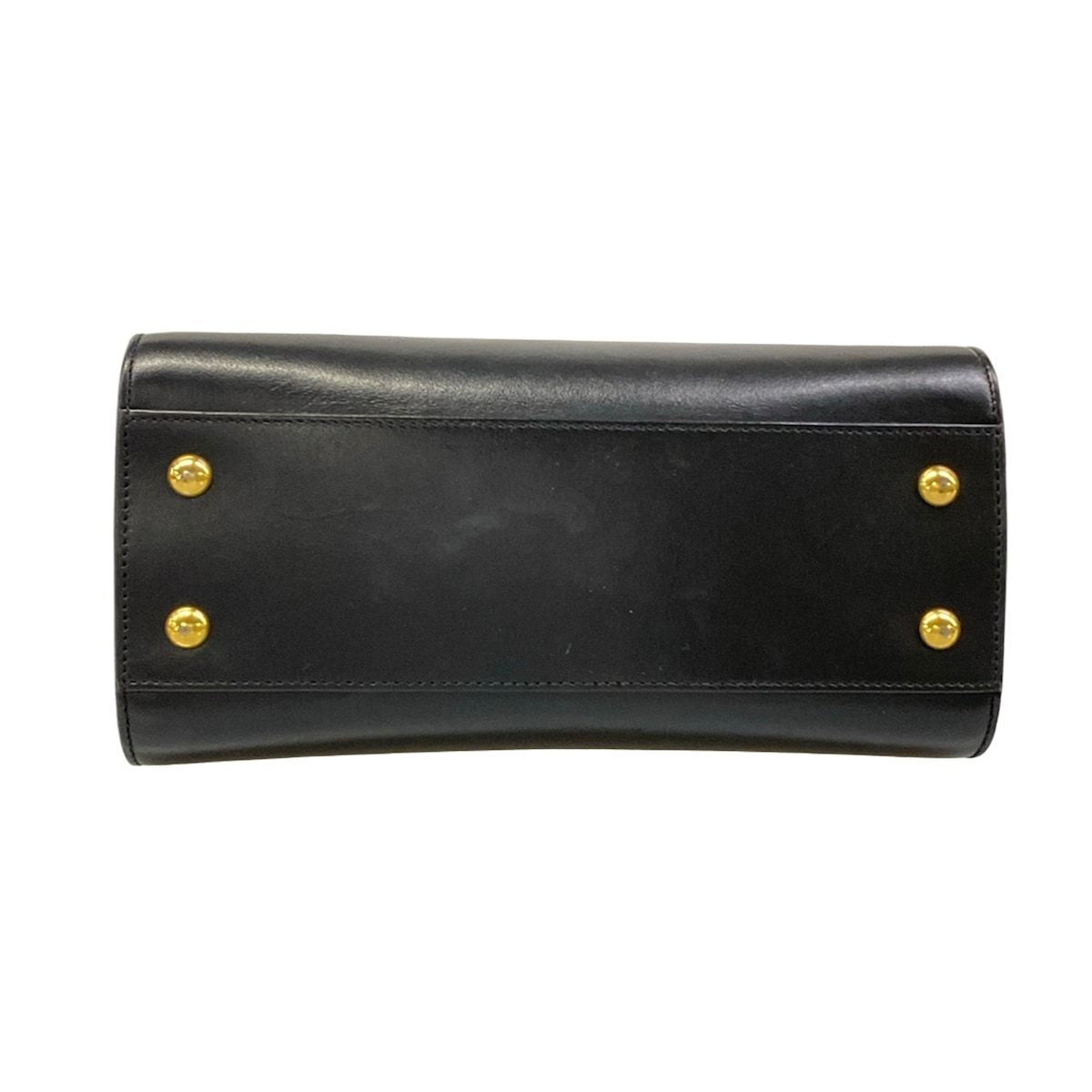 Saint Laurent Paris Handbag Baby Monogram Cabas Black Leather — view 5