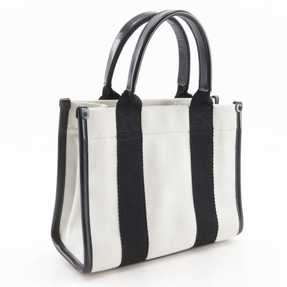 Balenciaga XS Tote Canvas Black Gray Handbag — view 3