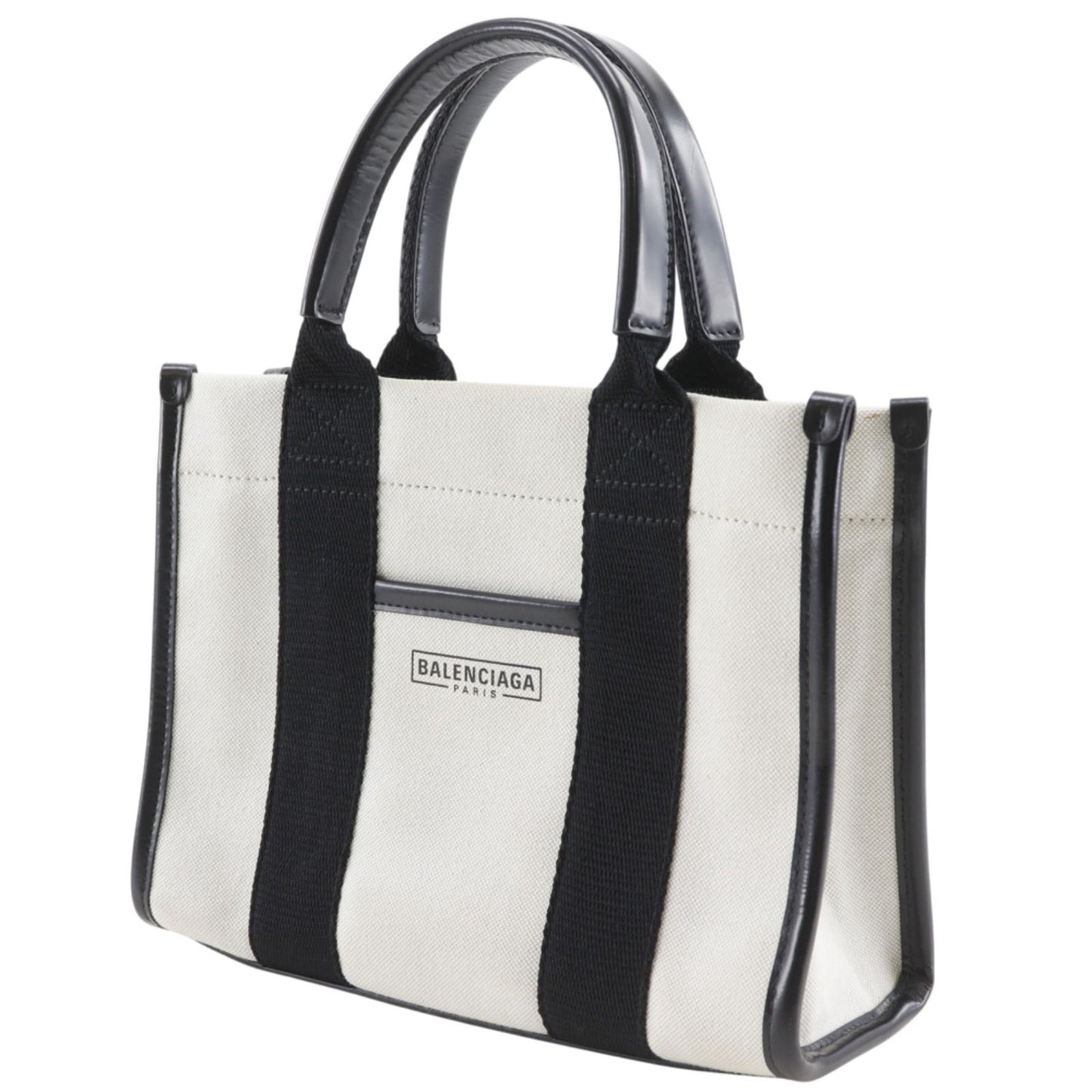 Balenciaga XS Tote Canvas Black Gray Handbag — view 2