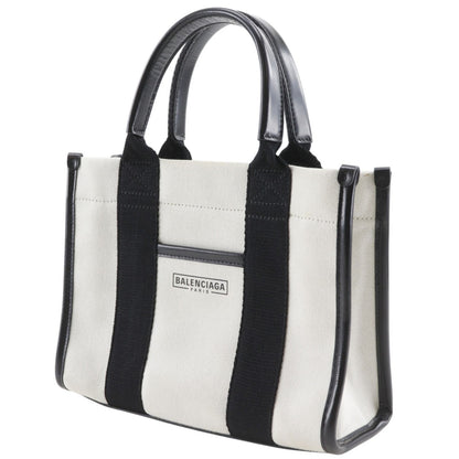 Balenciaga XS Tote Canvas Black Gray Handbag — view 2