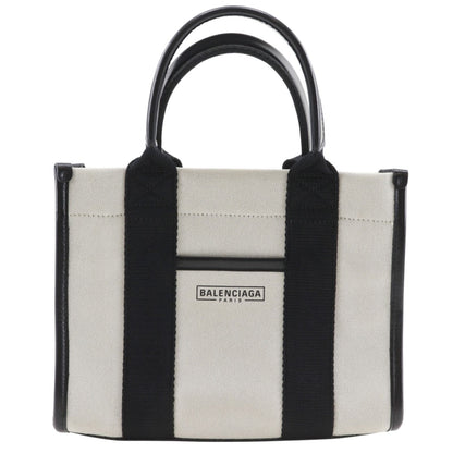 Balenciaga XS Tote Canvas Black Gray Handbag