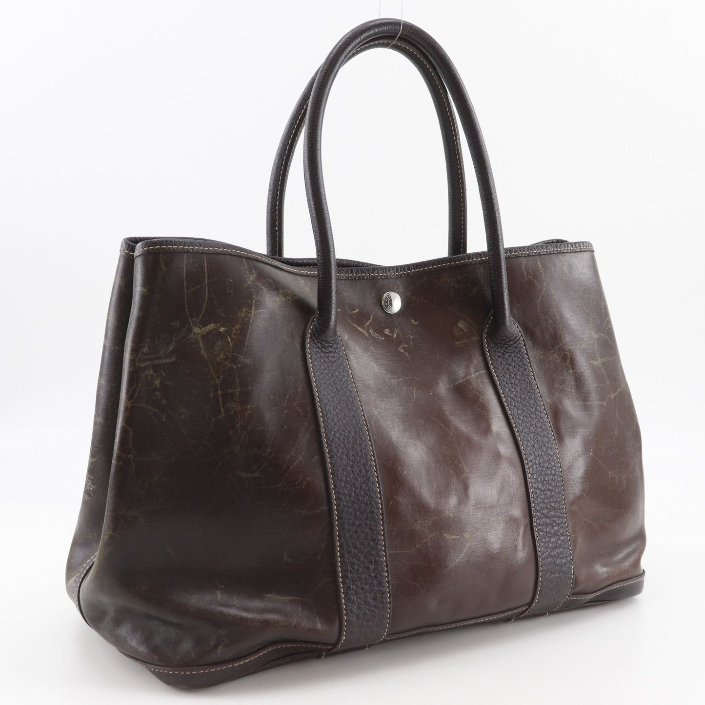 Hermes Garden Party PM 36 Amazonia Brown T Tote — view 3