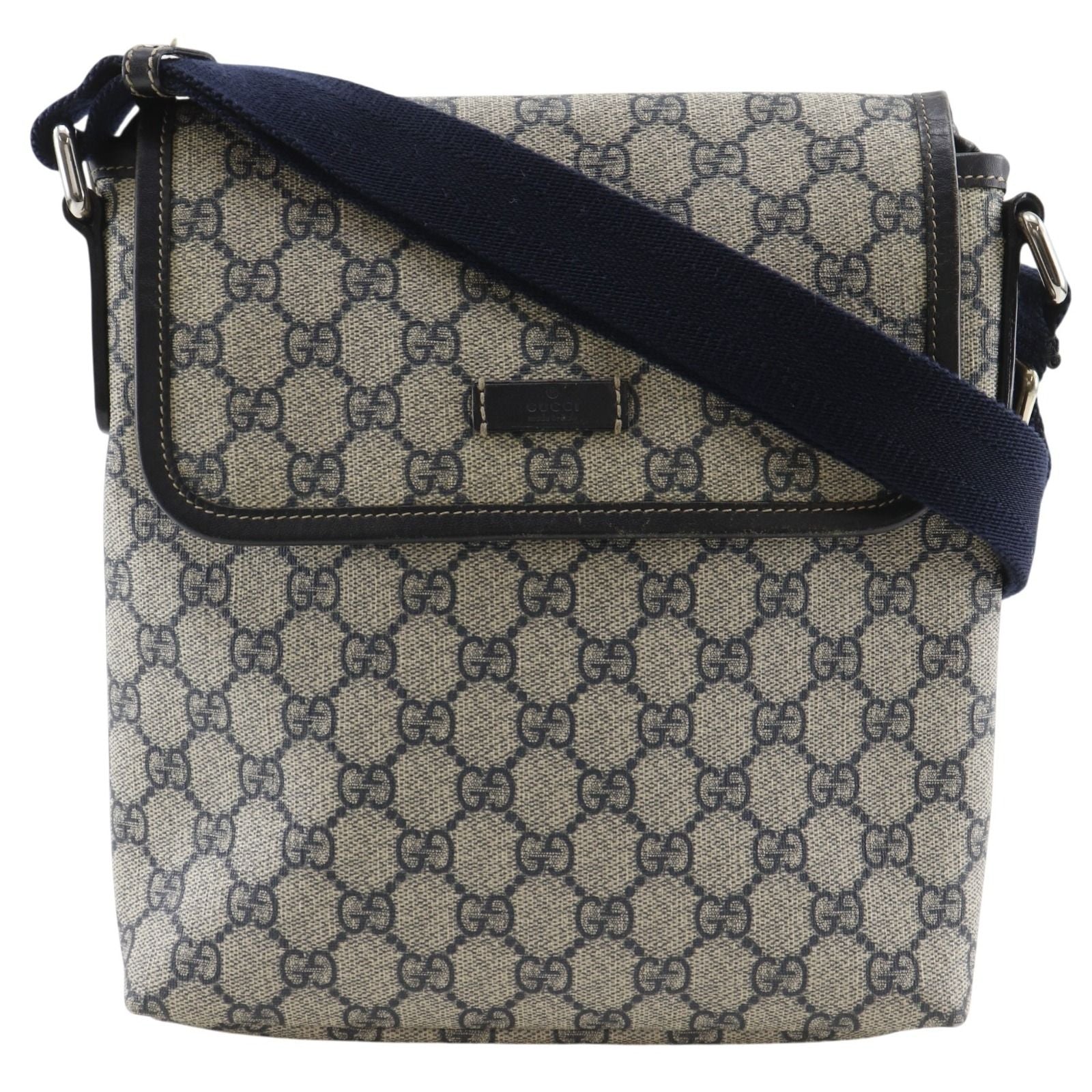 Gucci GG Supreme Canvas Navy Shoulder