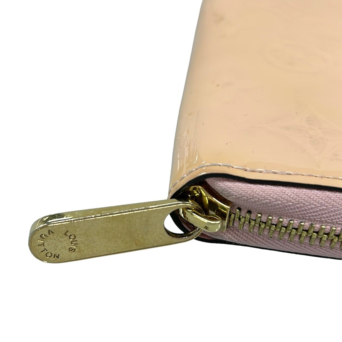 Louis Vuitton Wallet Monogram Vernis Zippy Rose Ballerine Leather — view 7