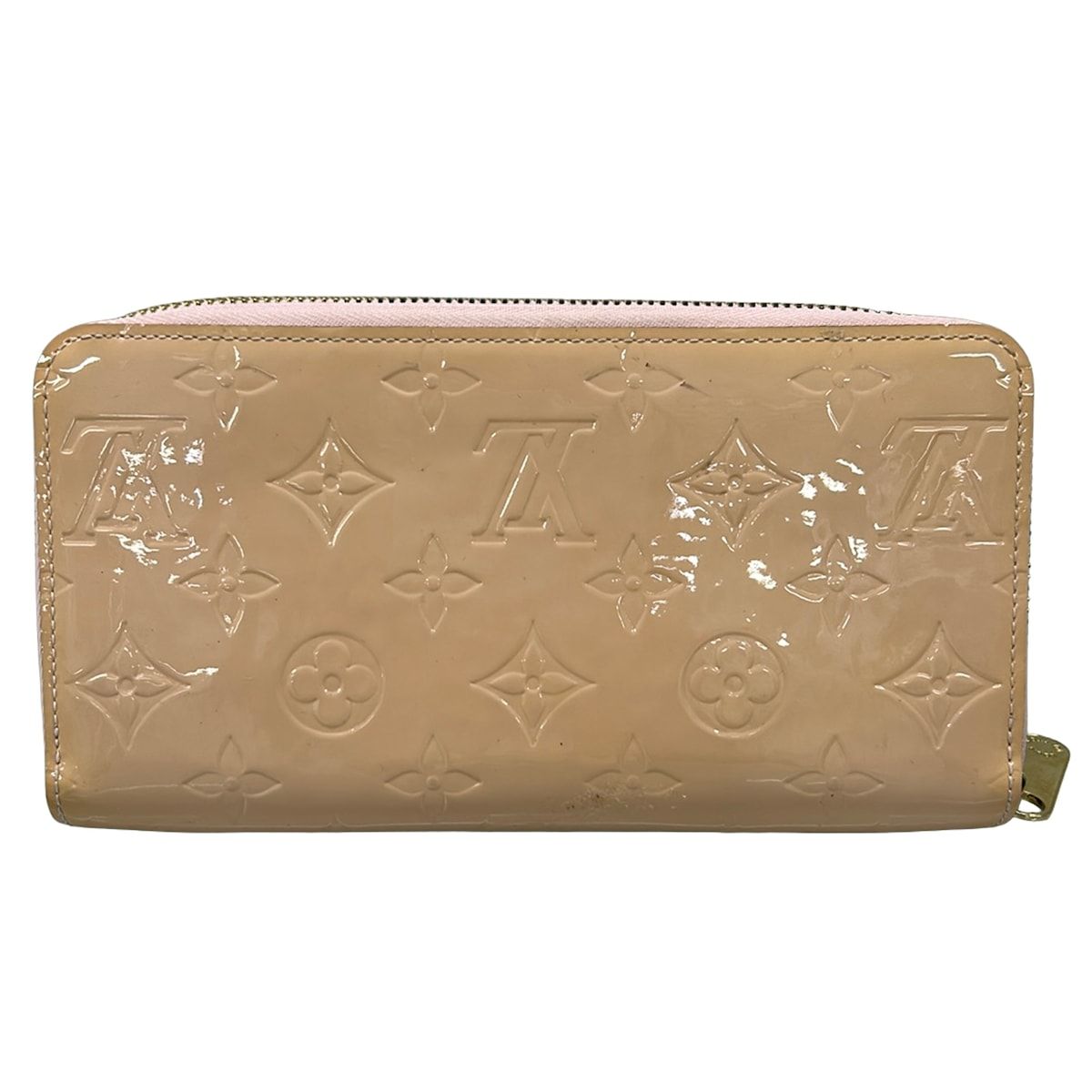 Louis Vuitton Wallet Monogram Vernis Zippy Rose Ballerine Leather — view 2