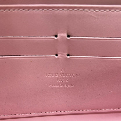 Louis Vuitton Wallet Monogram Vernis Zippy Rose Ballerine Leather — view 5