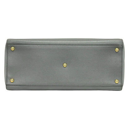 Fendi Tote Toujours Dark Gray Leather — view 5