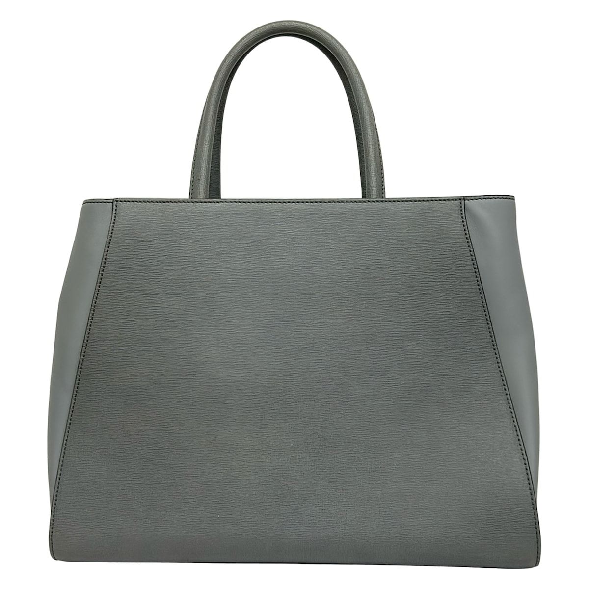 Fendi Tote Toujours Dark Gray Leather — view 3