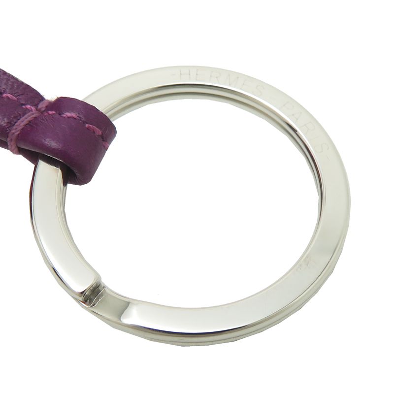 Hermes Key Holder Purple — view 5