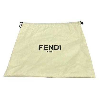 Fendi Second Red Travel Pouch Leather — view 8