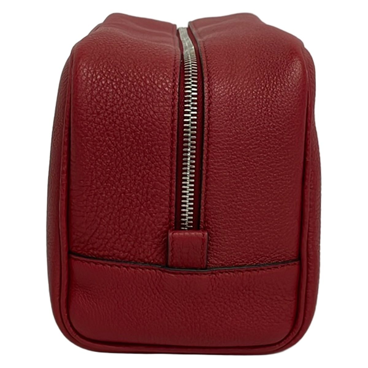 Fendi Second Red Travel Pouch Leather — view 2