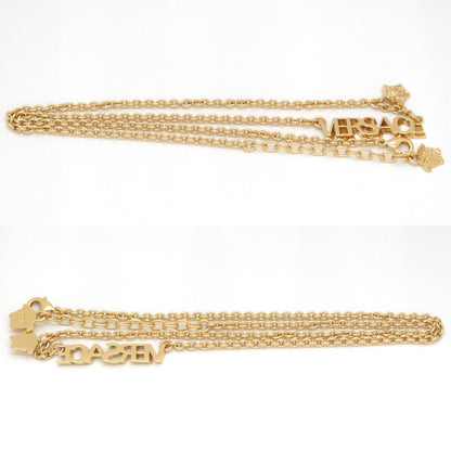 Versace Logo Necklace Around the 53.5 Gold Metal — view 3