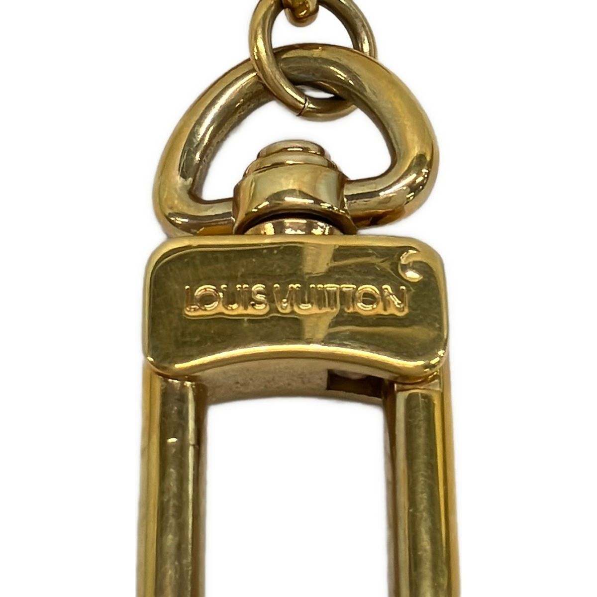 Louis Vuitton Key Holder Porte Cles Chenne Ice Flower Gold — view 3