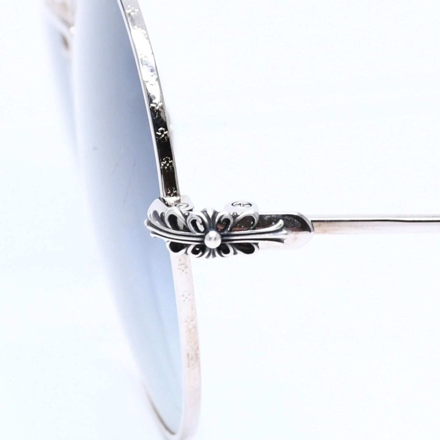 Chrome Hearts Prawn Queen Round Sunglasses 54 Gradation Eyewear — view 6