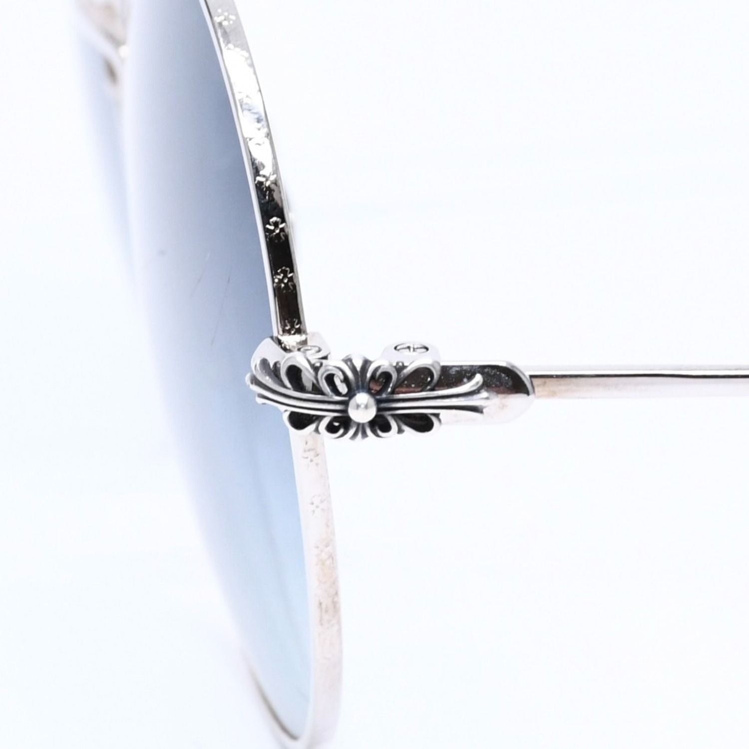 Chrome Hearts Prawn Queen Round Sunglasses 54 Gradation Eyewear — view 6