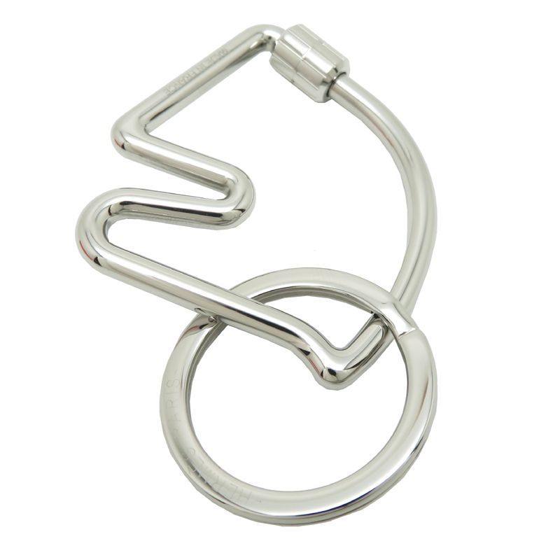 Hermes Key Holder Silver