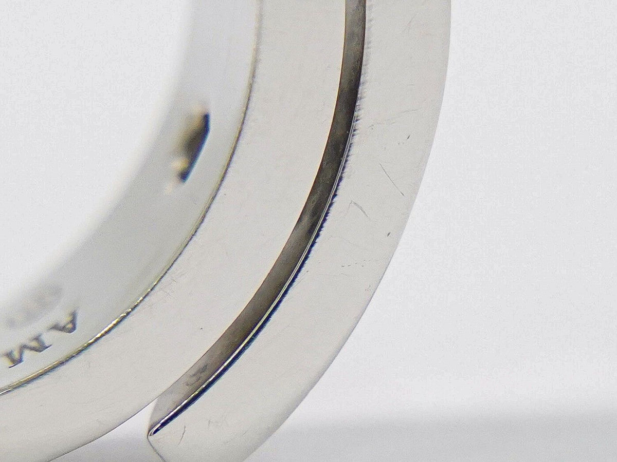 Cartier Diamond 18K White Gold Ring 52 White Anniversary Second — view 7