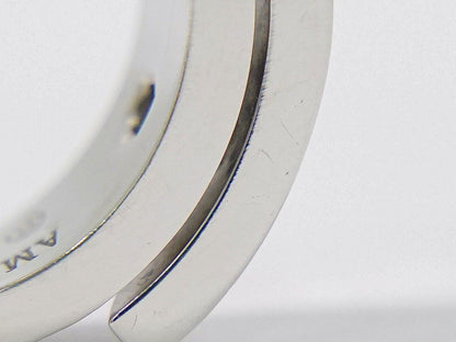 Cartier Diamond 18K White Gold Ring 52 White Anniversary Second — view 7